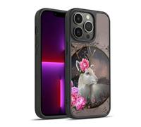 Head Case Designs Officially Licensed Ash Evans White Deer Animals Gel Armour Case [Military Grade Protection] Compatible With Apple iPhone 13 Pro