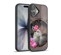 Head Case Designs Officially Licensed Ash Evans White Deer Animals Gel Armour Case [Military Grade Protection] Compatible With Apple iPhone 17