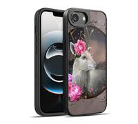 Head Case Designs Officially Licensed Ash Evans White Deer Animals Gel Armour Case [Military Grade Protection] Compatible With Apple iPhone 16e / iPhone 17e