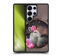 Head Case Designs Officially Licensed Ash Evans White Deer Animals Gel Armour Case [Military Grade Protection] Compatible With Samsung Galaxy S25 Ultra