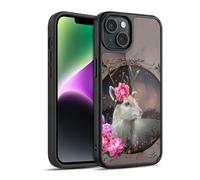Head Case Designs Officially Licensed Ash Evans White Deer Animals Gel Armour Case [Military Grade Protection] Compatible With Apple iPhone 14