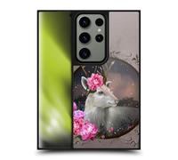 Head Case Designs Officially Licensed Ash Evans White Deer Animals Gel Armour Case [Military Grade Protection] Compatible With Samsung Galaxy S24 Ultra 5G