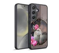 Head Case Designs Officially Licensed Ash Evans White Deer Animals Gel Armour Case [Military Grade Protection] Compatible With Samsung Galaxy S24 5G