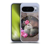 Head Case Designs Officially Licensed Ash Evans White Deer Animals Gel Case [Military Grade Protection] Compatible with Google Pixel 10 Pro XL and Compatible with MagSafe