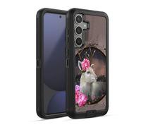 Head Case Designs Officially Licensed Ash Evans White Deer Animals Ultra-Armoured Shockproof Case [Military Grade Protection] Compatible With Samsung Galaxy S24 FE