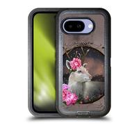 Head Case Designs Officially Licensed Ash Evans White Deer Animals Ultra-Armoured Shockproof Case [Military Grade Protection] Compatible With Google Pixel 9A
