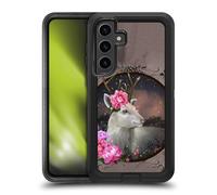 Head Case Designs Officially Licensed Ash Evans White Deer Animals Ultra-Armoured Shockproof Case [Military Grade Protection] Compatible With Samsung Galaxy S24+ 5G