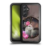 Head Case Designs Officially Licensed Ash Evans White Deer Animals Ultra-Armoured Shockproof Case [Military Grade Protection] Compatible With Samsung Galaxy A54 5G