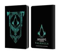 Head Case Designs Officially Licensed Assassin's Creed ACV Banner Valhalla Symbols And Patterns Leather Wallet Case Compatible With Amazon Kindle 11th Gen 6in 2022