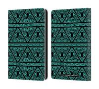 Head Case Designs Officially Licensed Assassin's Creed ACV Pattern 2 Valhalla Symbols And Patterns Leather Wallet Case Compatible With Amazon Kindle 11th Gen (2024)