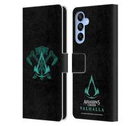 Head Case Designs Officially Licensed Assassin's Creed ACV Weapons Valhalla Symbols And Patterns Leather Wallet Case Compatible With Samsung Galaxy A16 5G