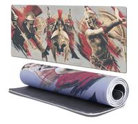 Head Case Designs Officially Licensed Assassin's Creed Alexios and Kassandra Odyssey Key Art 37.4 x 15.75 x 0.16 inches (900 x 400 mm) - XL Gaming Office Desk PC Keyboard Mouse Mat Pad