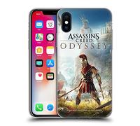 Head Case Designs Officially Licensed Assassin's Creed Alexios Final Shot Odyssey Key Art Gel Case [Military Grade Protection] Compatible with Apple iPhone X/iPhone XS and Compatible with MagSafe
