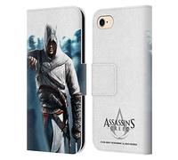 Head Case Designs Officially Licensed Assassin's Creed Altaïr Crowd Key Art Leather Wallet Case Compatible With Apple iPhone 7/8 / SE 2020 & 2022
