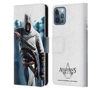 Head Case Designs Officially Licensed Assassin's Creed Altaïr Crowd Key Art Leather Wallet Case Compatible With Apple iPhone 12 / iPhone 12 Pro