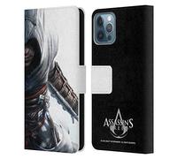 Head Case Designs Officially Licensed Assassin's Creed Altaïr Half Key Art Leather Wallet Case Compatible With Apple iPhone 12 / iPhone 12 Pro