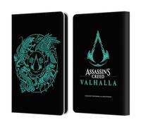 Head Case Designs Officially Licensed Assassin's Creed Animals Crest Valhalla Compositions And Patterns Leather Wallet Case Compatible With Amazon Kindle 11th Gen (2024)