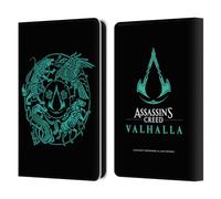 Head Case Designs Officially Licensed Assassin's Creed Animals Crest Valhalla Compositions And Patterns Leather Wallet Case Compatible With Amazon Kindle 11th Gen 6in 2022