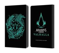 Head Case Designs Officially Licensed Assassin's Creed Animals Crest Valhalla Compositions And Patterns Leather Wallet Case Compatible With Amazon Kindle Paperwhite 6