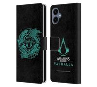 Head Case Designs Officially Licensed Assassin's Creed Animals Crest Valhalla Compositions And Patterns Leather Wallet Case Compatible With Samsung Galaxy A06 4G / 5G