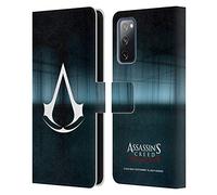 Head Case Designs Officially Licensed Assassin's Creed Animus Black Room Revelations Logo Leather Wallet Case Compatible With Samsung Galaxy S20 FE / 5G