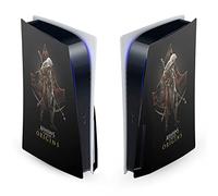 Head Case Designs Officially Licensed Assassin's Creed Bayek Crest Origins Character Art Vinyl Faceplate Sticker Gaming Skin Decal Cover Compatible With Sony PlayStation 5 PS5 Disc Edition Console