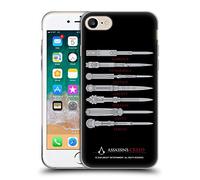 Head Case Designs Officially Licensed Assassin's Creed Blades Legacy Typography Gel Case [Military Grade Protection] Compatible With Apple iPhone 7/8 / SE 2020 & 2022