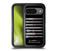 Head Case Designs Officially Licensed Assassin's Creed Blades Legacy Typography Ultra-Armoured Shockproof Case [Military Grade Protection] Compatible With Google Pixel 9 / Pixel 9 Pro