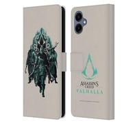 Head Case Designs Officially Licensed Assassin's Creed Carvings And Paint Valhalla Compositions And Patterns Leather Wallet Case Compatible With Samsung Galaxy A06 4G / 5G