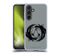 Head Case Designs Officially Licensed Assassin's Creed Crest And Ravens Valhalla Compositions Gel Case [Military Grade Protection] Compatible with Samsung Galaxy S24 FE and Compatible with MagSafe
