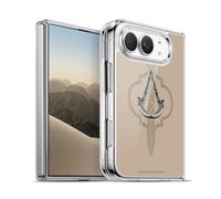 Head Case Designs Officially Licensed Assassin's Creed Crest Hidden Blade Mirage Graphics Gel Case [Military Grade Protection] Compatible with Apple iPhone Duo and Compatible with MagSafe