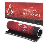Head Case Designs Officially Licensed Assassin's Creed Crest Katana Shadows Graphics 23.6 x 11.8 in (600 x 300 mm) - Large Gaming Office Desk PC Keyboard Mouse Mat Pad