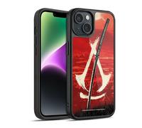 Head Case Designs Officially Licensed Assassin's Creed Crest Katana Shadows Graphics Gel Armour Case [Military Grade Protection] Compatible With Apple iPhone 14