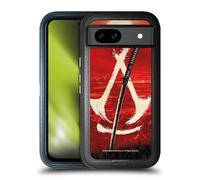 Head Case Designs Officially Licensed Assassin's Creed Crest Katana Shadows Graphics Ultra-Armoured Shockproof Case [Military Grade Protection] Compatible With Google Pixel 8a