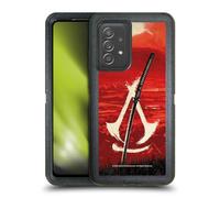 Head Case Designs Officially Licensed Assassin's Creed Crest Katana Shadows Graphics Ultra-Armoured Shockproof Case [Military Grade Protection] Compatible With Galaxy A52 / A52s / 5G (2021)