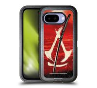 Head Case Designs Officially Licensed Assassin's Creed Crest Katana Shadows Graphics Ultra-Armoured Shockproof Case [Military Grade Protection] Compatible With Google Pixel 9A