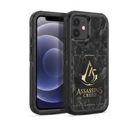 Head Case Designs Officially Licensed Assassin's Creed Crest Key Art 15th Anniversary Graphics Ultra-Armoured Shockproof Case [Military Grade] Compatible With Apple iPhone 12 / iPhone 12 Pro