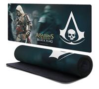 Head Case Designs Officially Licensed Assassin's Creed Edward Crowd Black Flag Key Art 37.4 x 15.75 x 0.16 inches (900 x 400 mm) - XL Gaming Office Desk PC Keyboard Mouse Mat Pad