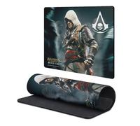 Head Case Designs Officially Licensed Assassin's Creed Edward Crowd Black Flag Key Art 9.84 x 11.81 x 0.12 inches (250 x 300 mm) - S Gaming Office Desk PC Keyboard Mouse Mat Pad
