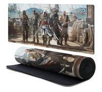 Head Case Designs Officially Licensed Assassin's Creed Edward Group Black Flag Key Art 37.4 x 15.75 x 0.16 inches (900 x 400 mm) - XL Gaming Office Desk PC Keyboard Mouse Mat Pad