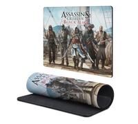 Head Case Designs Officially Licensed Assassin's Creed Edward Group Black Flag Key Art 9.84 x 11.81 x 0.12 inches (250 x 300 mm) - S Gaming Office Desk PC Keyboard Mouse Mat Pad