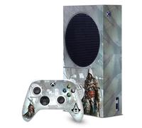 Head Case Designs Officially Licensed Assassin's Creed Edward Kenway Key Art Black Flag Graphics Game Console Wrap and Controller Skin Compatible With Xbox Series S Console & Controller Bundle