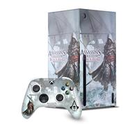 Head Case Designs Officially Licensed Assassin's Creed Edward Kenway Key Art Black Flag Graphics Game Console Wrap and Game Controller Skin Bundle Compatible With Xbox Series X