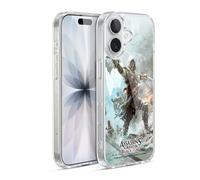 Head Case Designs Officially Licensed Assassin's Creed Edward on Shore 2 Black Flag Key Art Gel Case [Military Grade Protection] Compatible with Apple iPhone 17 and Compatible with MagSafe