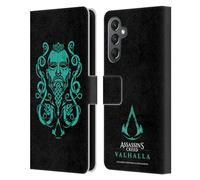 Head Case Designs Officially Licensed Assassin's Creed Eivor Graphic Valhalla Symbols And Patterns Leather Wallet Case Compatible With Samsung Galaxy A25 5G