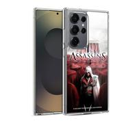 Head Case Designs Officially Licensed Assassin's Creed Ezio Red Crowd Brotherhood Key Art Gel Case [Military Grade Protection] Compatible with Samsung Galaxy S25 Ultra and Compatible with MagSafe