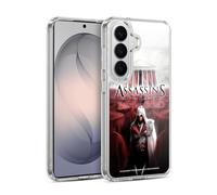 Head Case Designs Officially Licensed Assassin's Creed Ezio Red Crowd Brotherhood Key Art Gel Case [Military Grade Protection] Compatible with Samsung Galaxy S26 and Compatible with MagSafe
