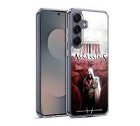 Head Case Designs Officially Licensed Assassin's Creed Ezio Red Crowd Brotherhood Key Art Gel Case [Military Grade Protection] Compatible with Samsung Galaxy S25+ and Compatible with MagSafe