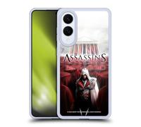 Head Case Designs Officially Licensed Assassin's Creed Ezio Red Crowd Brotherhood Key Art Gel Case [Military Grade Protection] Compatible With Samsung Galaxy S25 Edge