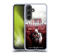 Head Case Designs Officially Licensed Assassin's Creed Ezio Red Crowd Brotherhood Key Art Gel Case [Military Grade Protection] Compatible with Samsung Galaxy S24 FE and Compatible with MagSafe
